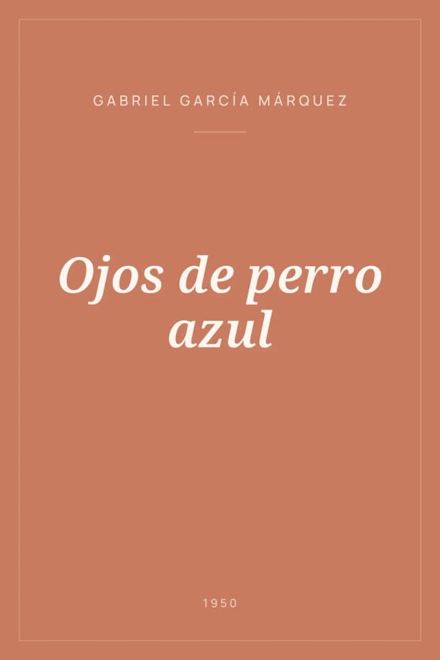 Portada de Ojos de perro azul