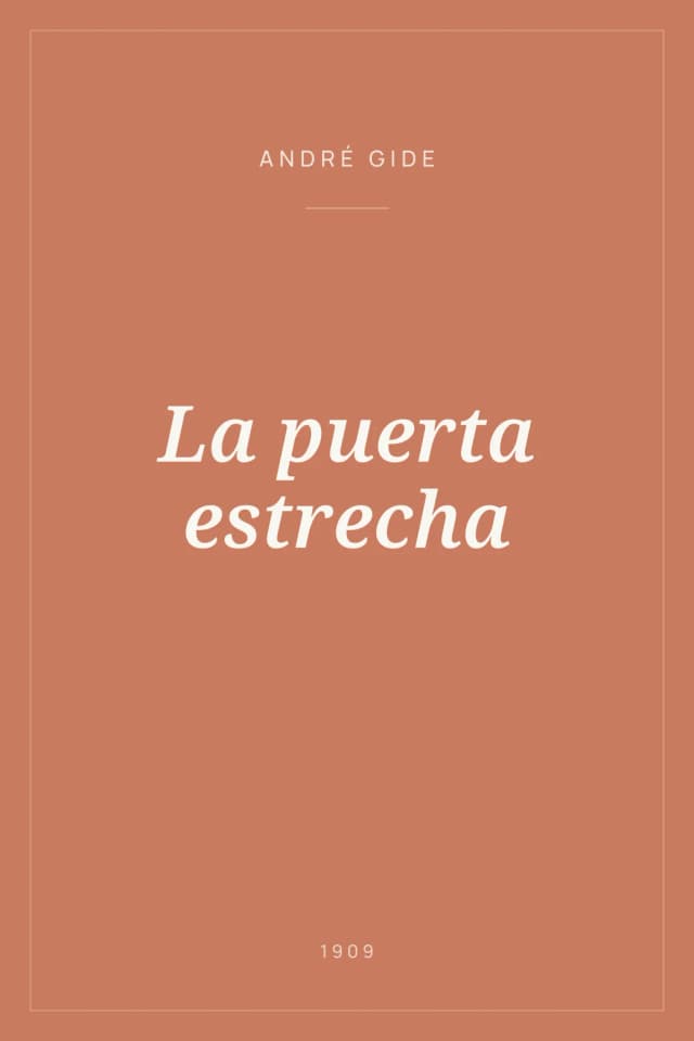 Portada de La puerta estrecha