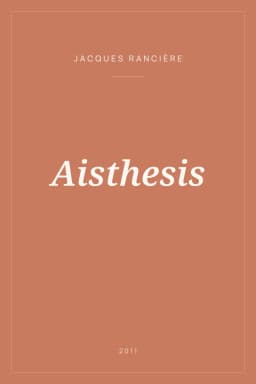 Portada de Aisthesis