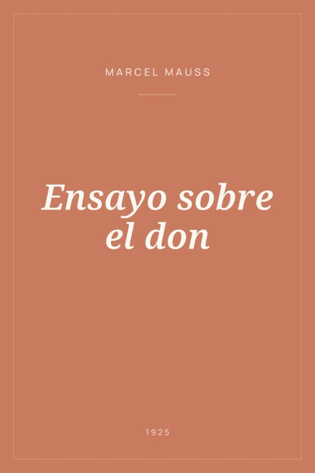 Portada de Ensayo sobre el don