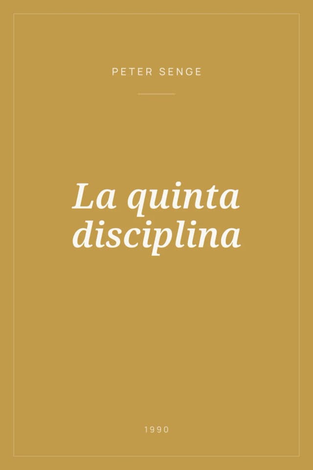 Portada de La quinta disciplina