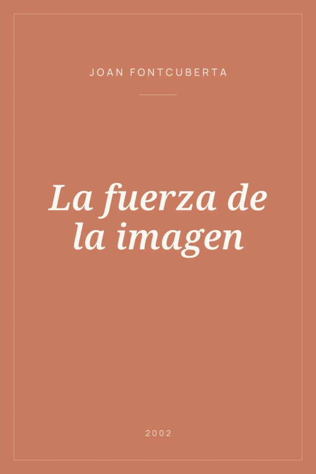 Portada de La fuerza de la imagen