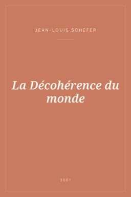 Portada de La Décohérence du monde