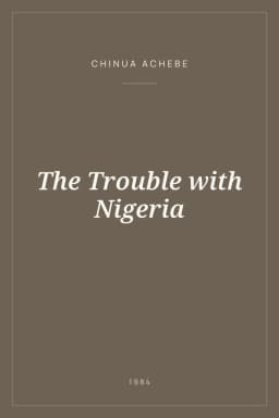 Portada de The Trouble with Nigeria