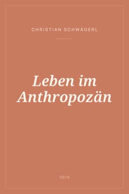 Portada de Leben im Anthropozän