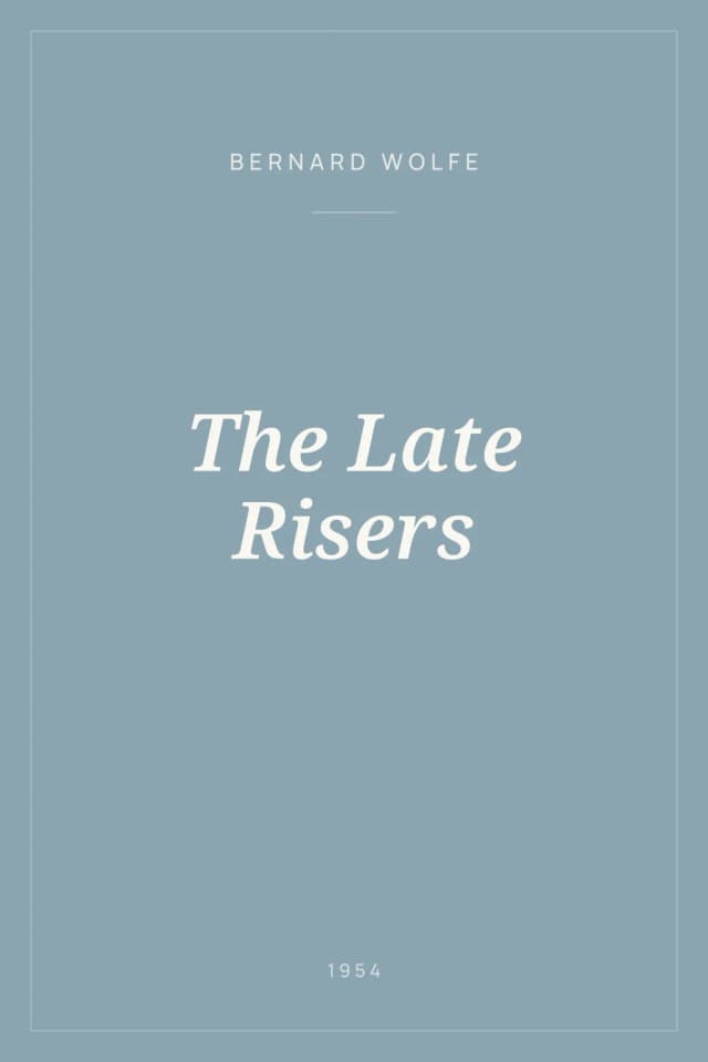 Portada de The Late Risers