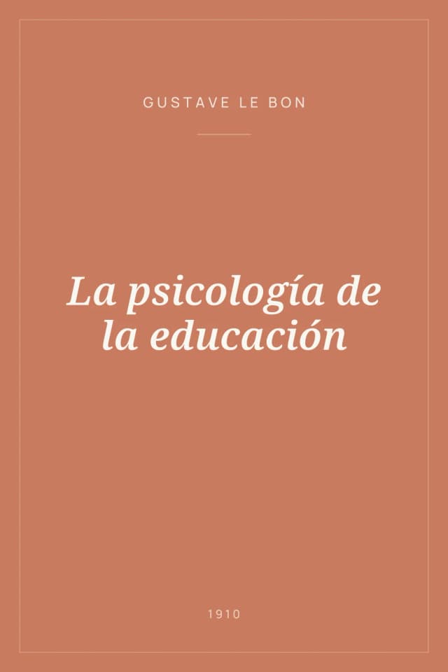 Portada de La psicología de la educación