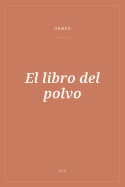 Portada de El libro del polvo