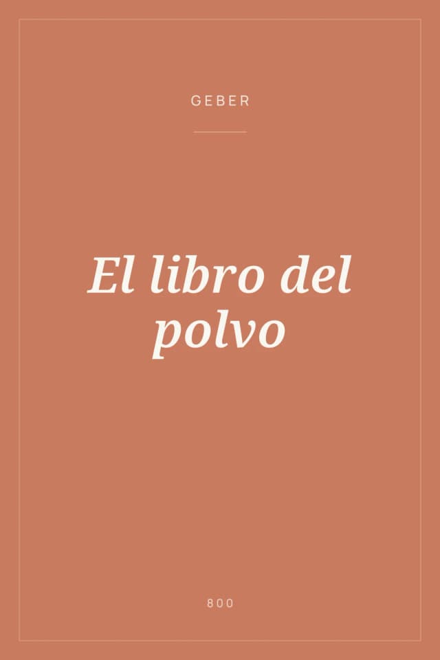 Portada de El libro del polvo