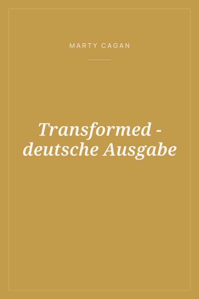 Portada de Transformed - deutsche Ausgabe