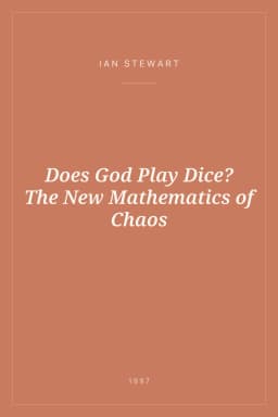 Portada de Does God Play Dice? The New Mathematics of Chaos