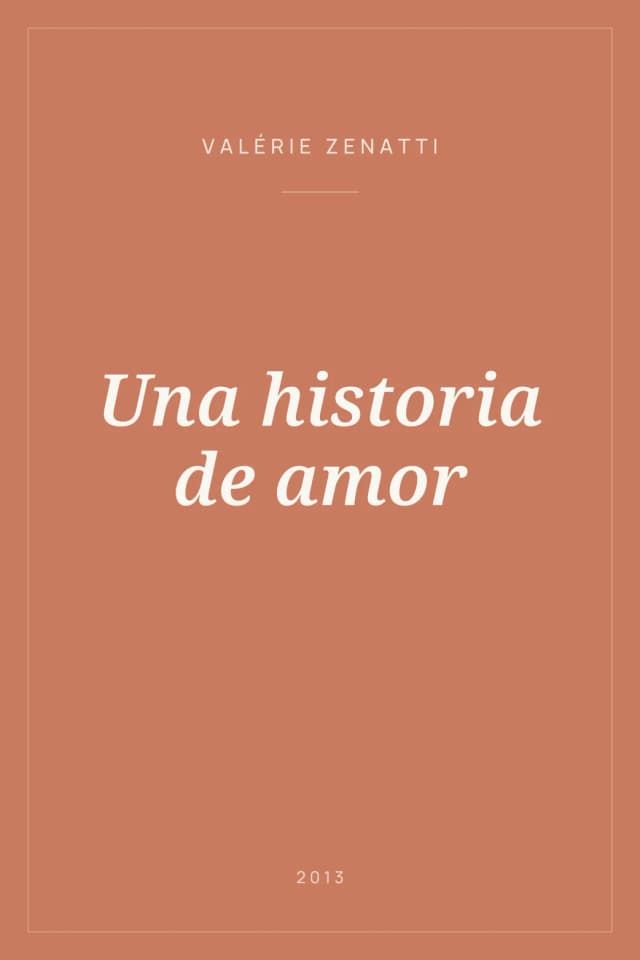 Portada de Una historia de amor