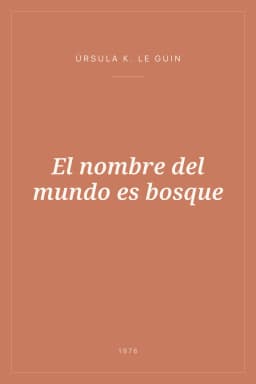 Portada de El nombre del mundo es bosque