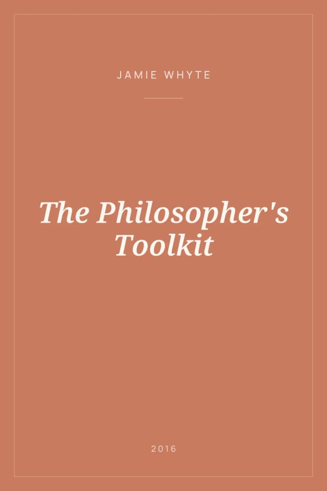 Portada de The Philosopher's Toolkit