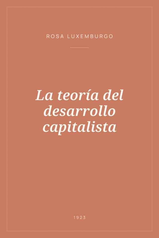Portada de La teoría del desarrollo capitalista