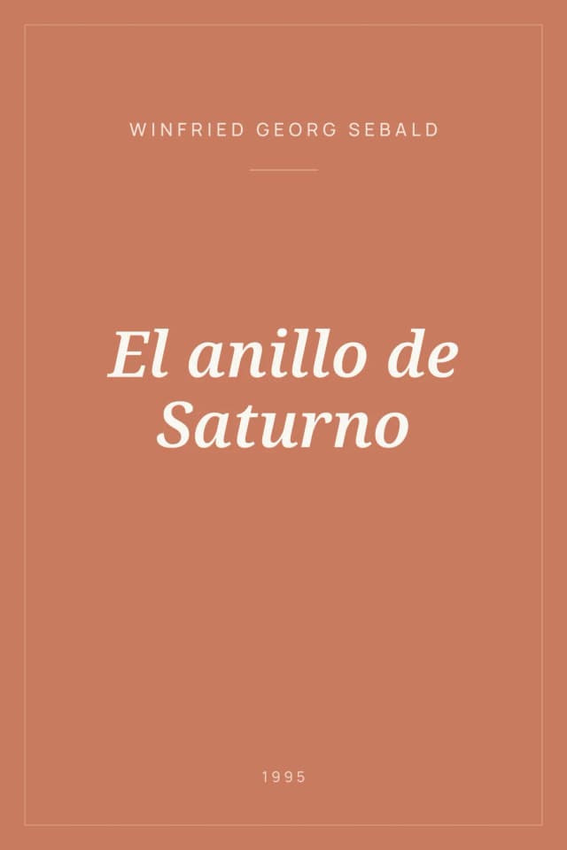 Portada de El anillo de Saturno
