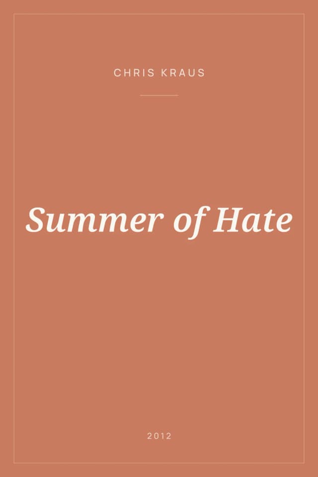 Portada de Summer of Hate