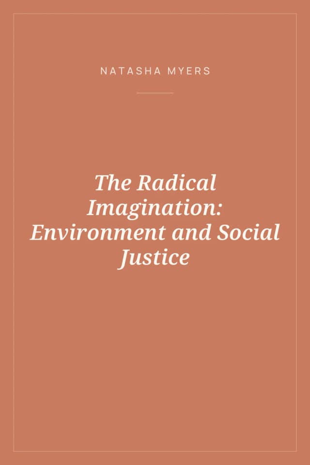 Portada de The Radical Imagination: Environment and Social Justice