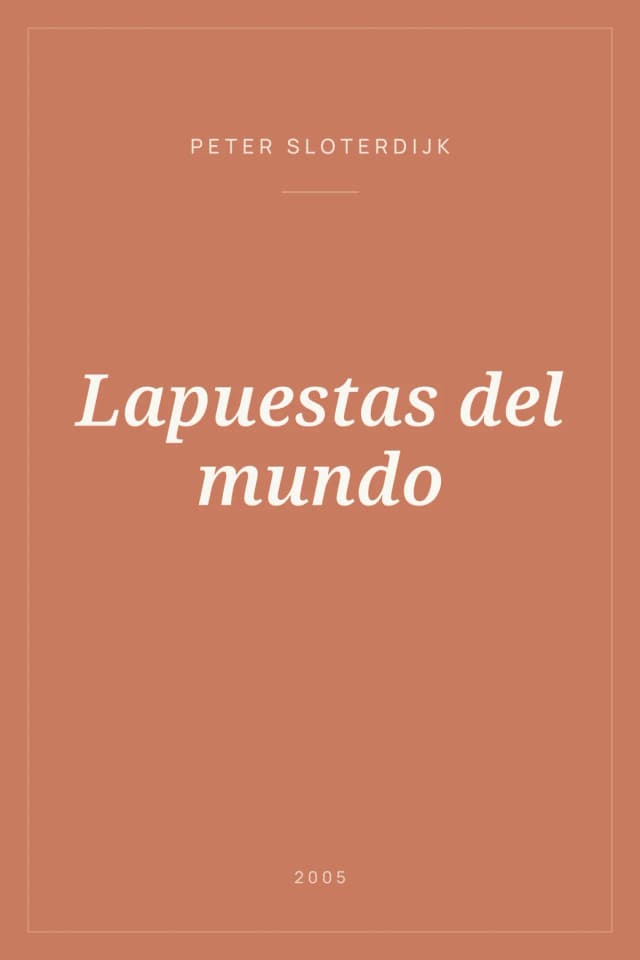 Portada de Lapuestas del mundo