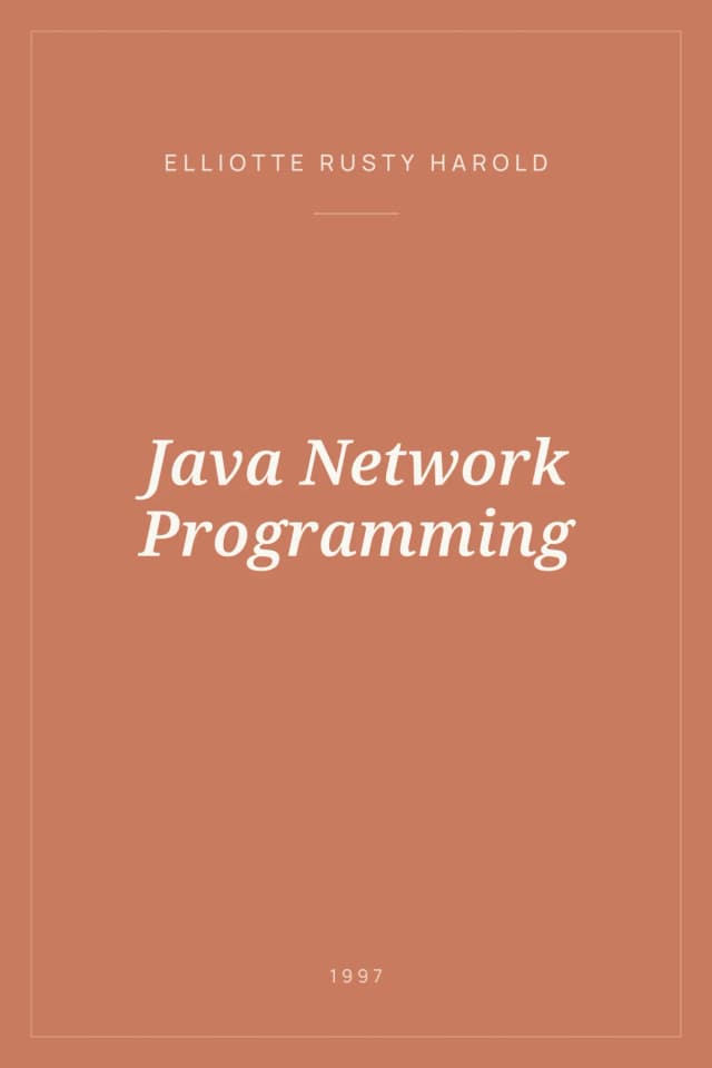 Portada de Java Network Programming