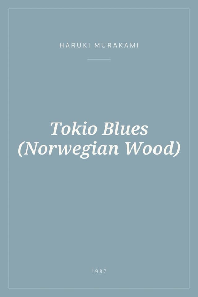 Portada de Tokio Blues (Norwegian Wood)