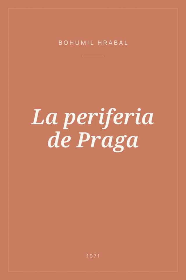 Portada de La periferia de Praga