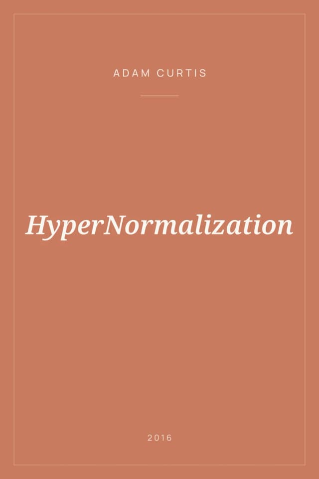 Portada de HyperNormalization