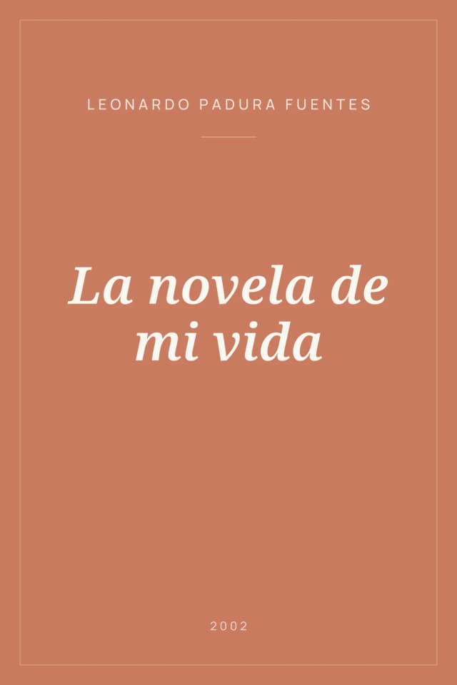 Portada de La novela de mi vida