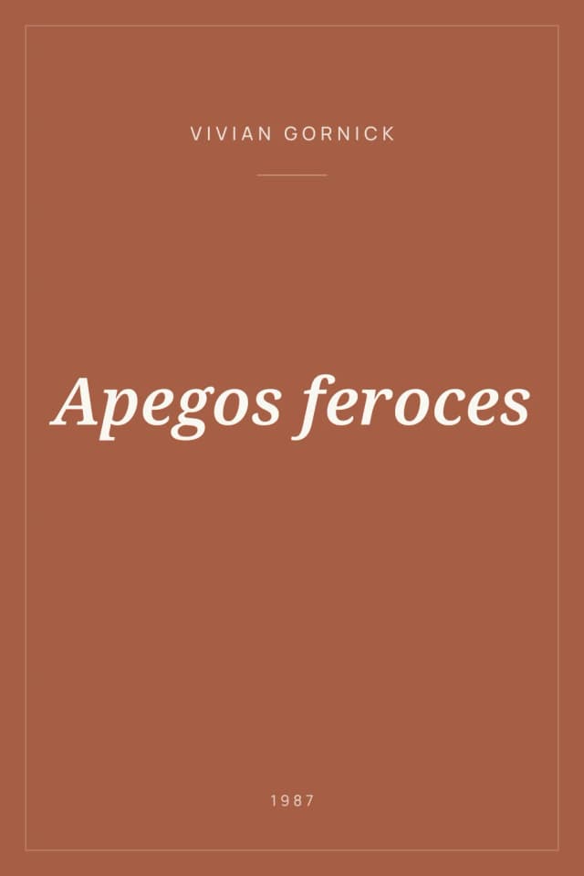 Portada de Apegos feroces