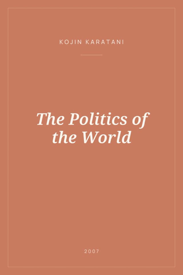 Portada de The Politics of the World