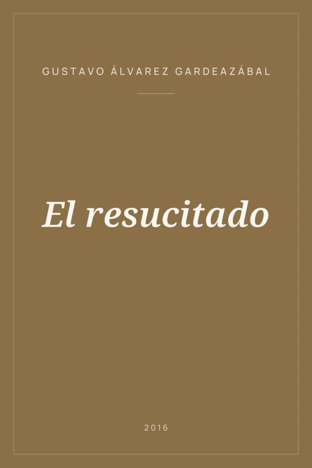 Portada de El resucitado