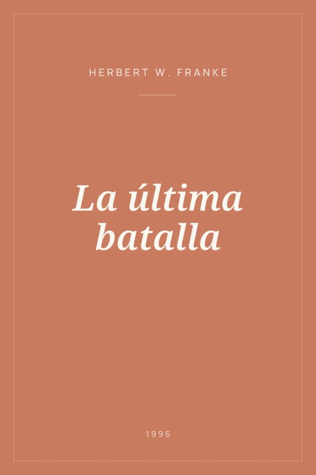 Portada de La última batalla