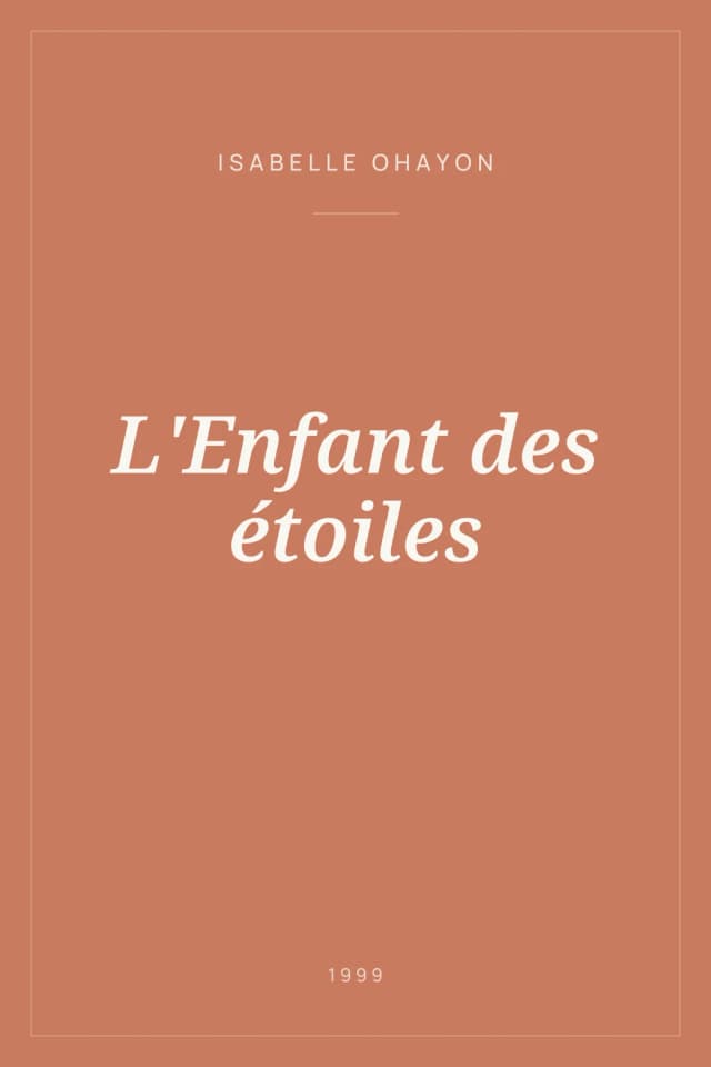Portada de L'Enfant des étoiles