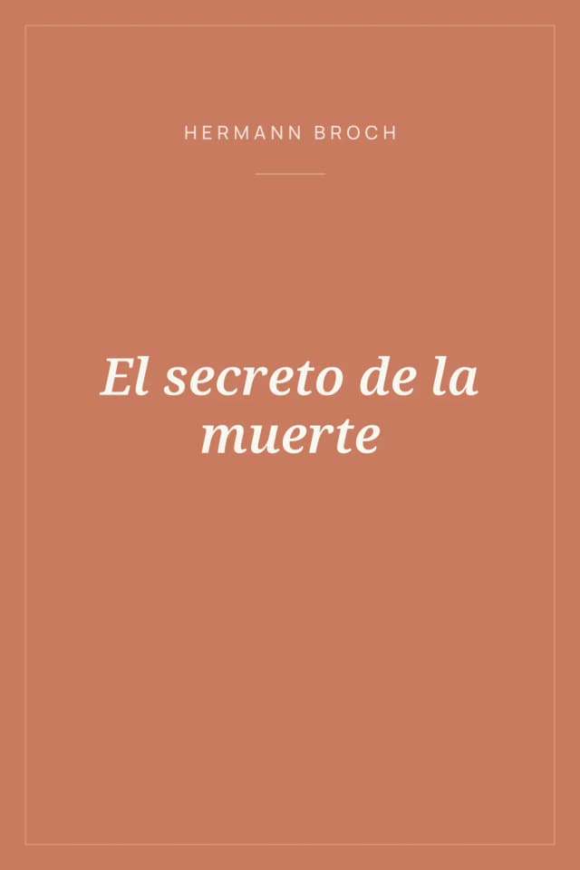 Portada de El secreto de la muerte