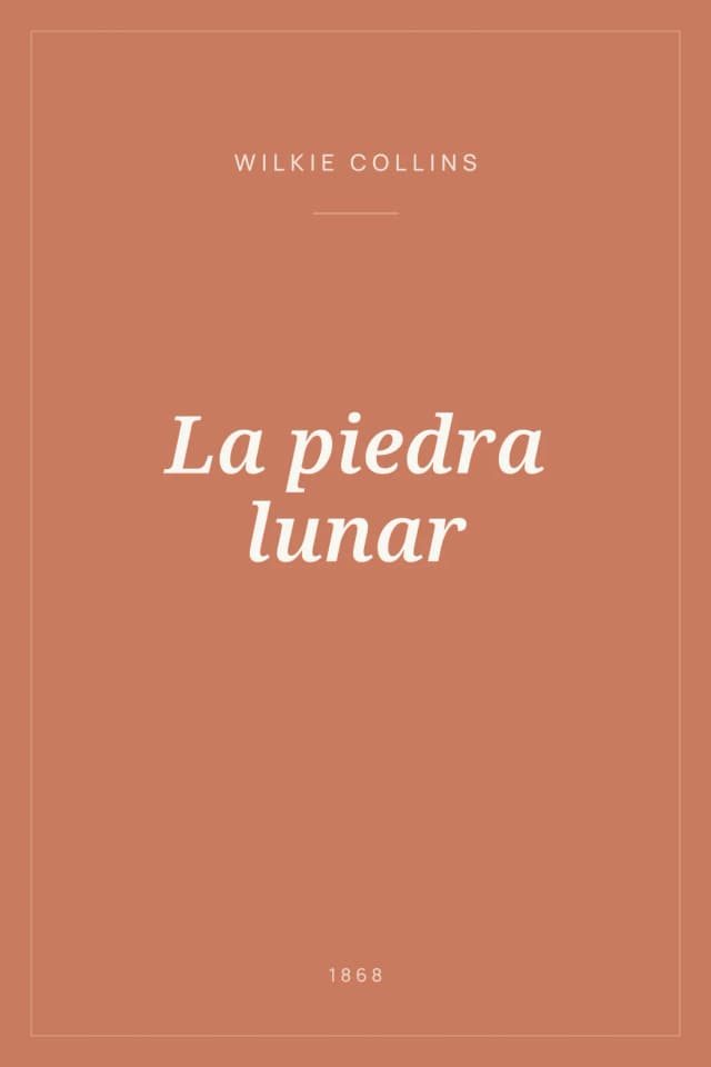 Portada de La piedra lunar