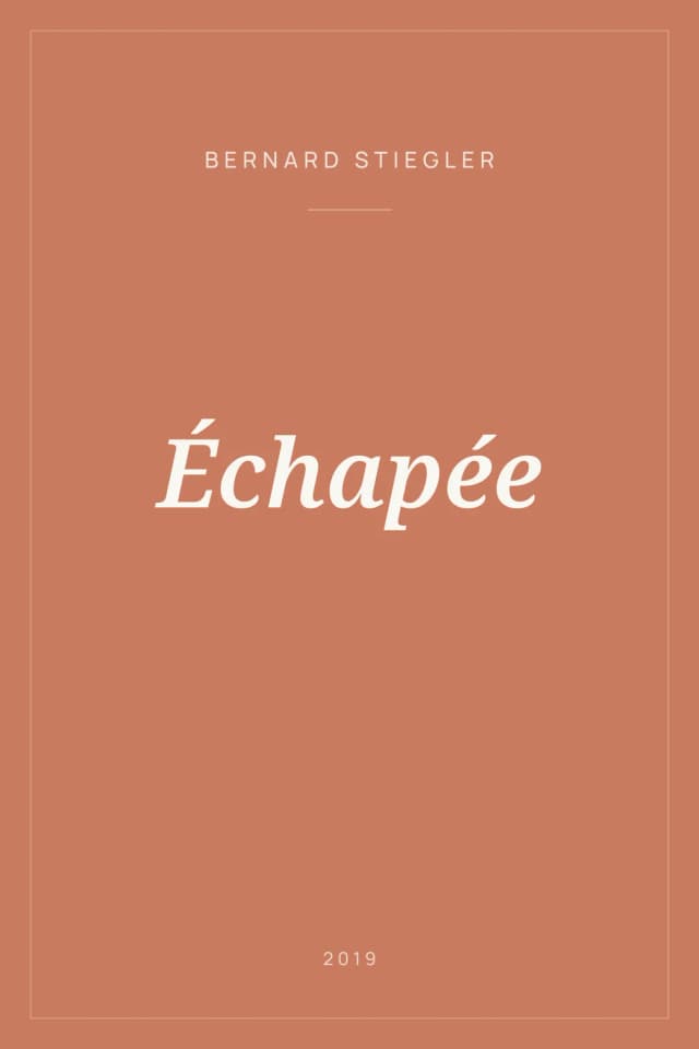 Portada de Échapée