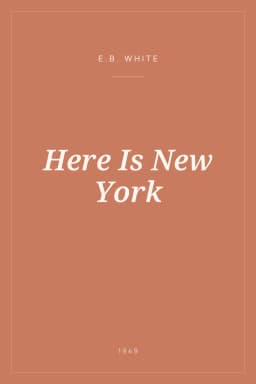 Portada de Here Is New York