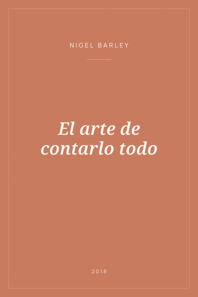 Portada de El arte de contarlo todo