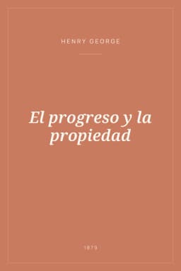 Portada de El progreso y la propiedad