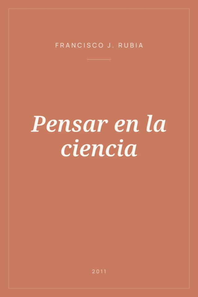 Portada de Pensar en la ciencia