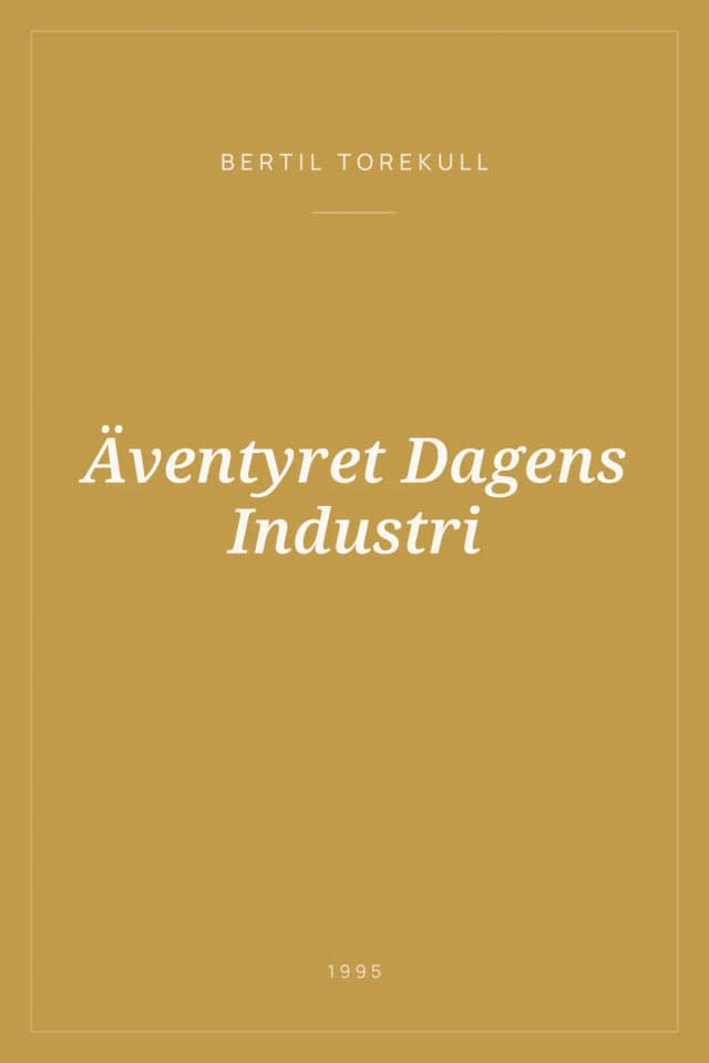 Portada de Äventyret Dagens Industri