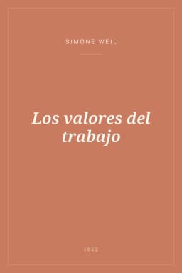 Portada de Los valores del trabajo