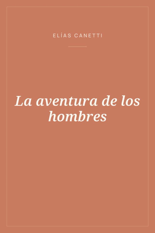 Portada de La aventura de los hombres