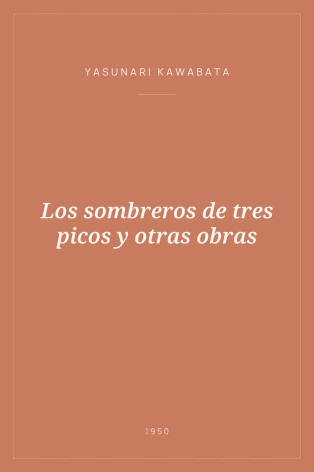 Portada de Los sombreros de tres picos y otras obras
