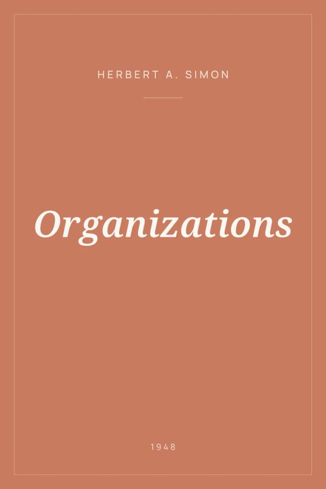 Portada de Organizations