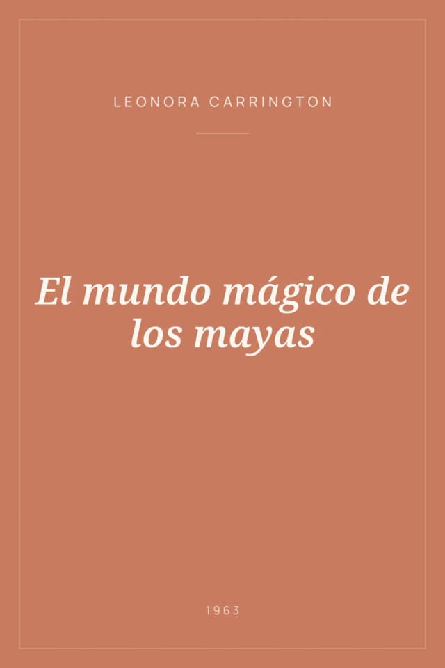 Portada de El mundo mágico de los mayas