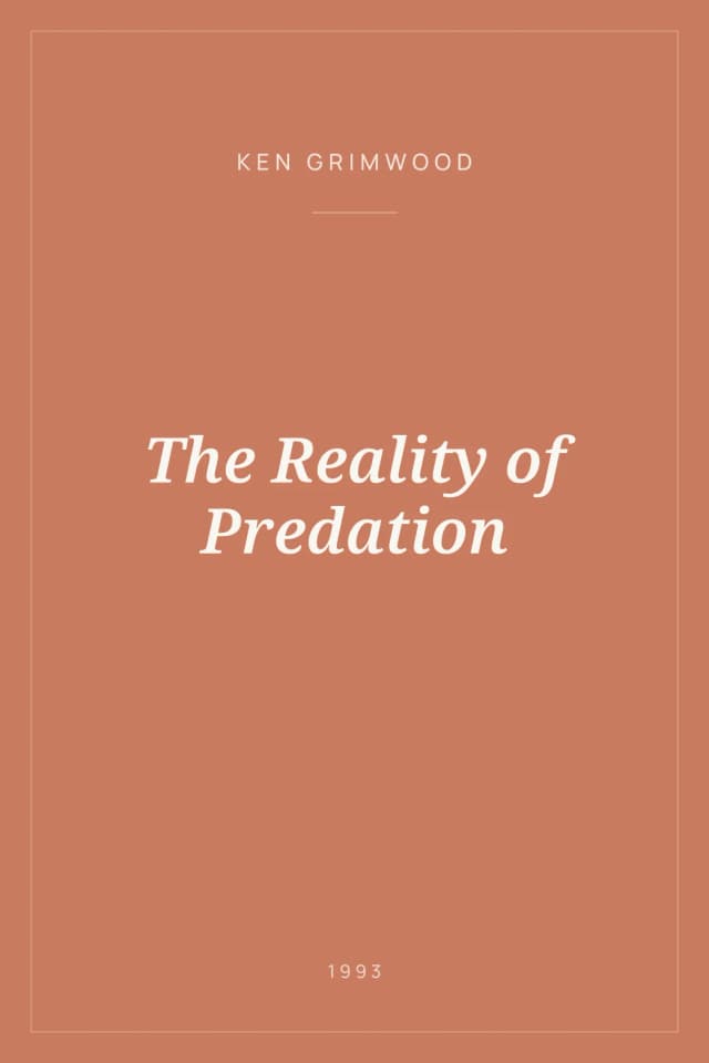 Portada de The Reality of Predation