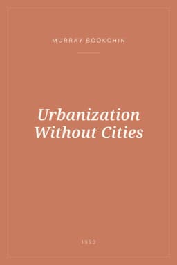 Portada de Urbanization Without Cities