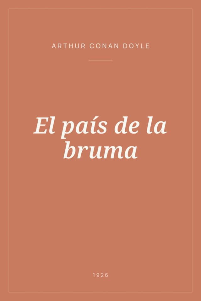 Portada de El país de la bruma