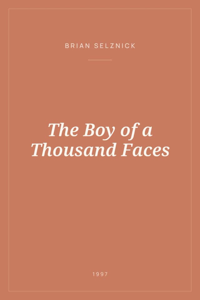 Portada de The Boy of a Thousand Faces